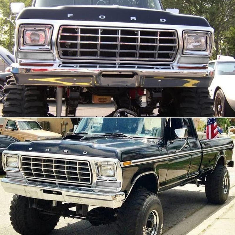 Tonsya For 1973-1979 Ford F-150 Trucks,1978-1979 Ford Bronco Front Corner Turn Signal Lights housing Clear Lens - Image 4
